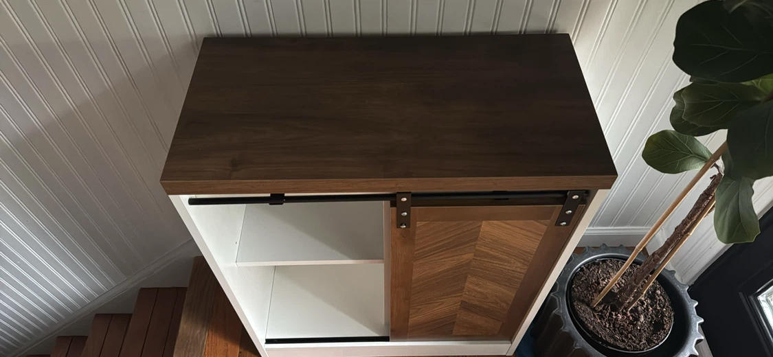 Barn Door Storage Cabinet - photo 3