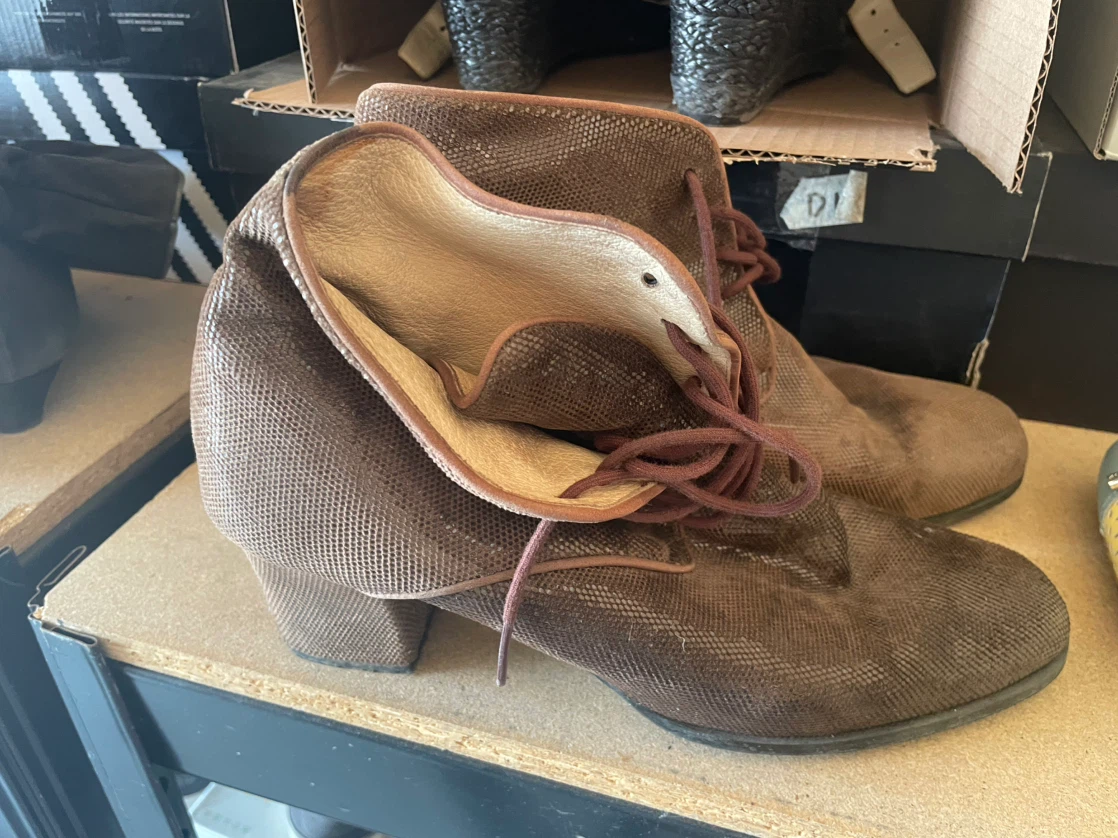 GEOX RESPIRA Brown & Yellow Ballet Flats Size 9 - photo 4