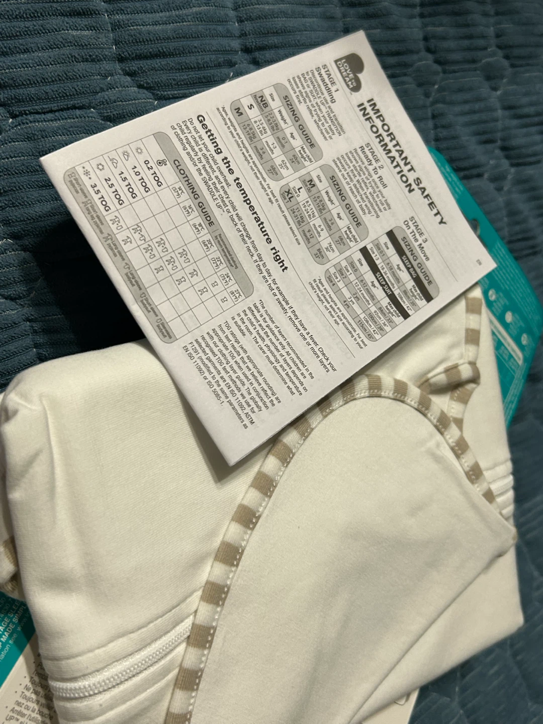 Brand New-Love To Dream Swaddle UP Organic/Biologique Stage 1 - photo 3