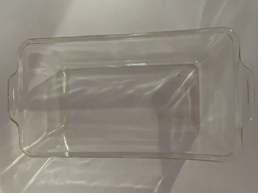 Clear Glass Loaf Pan