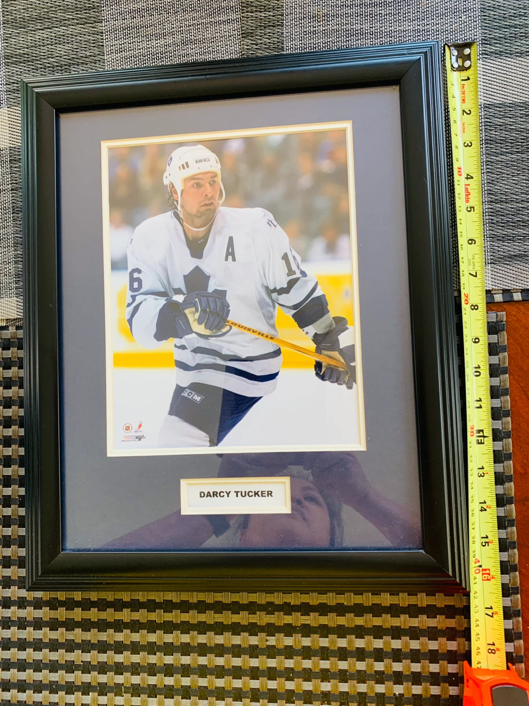 TML Darcy Tucker Hockey Player Framed Photo - photo 3