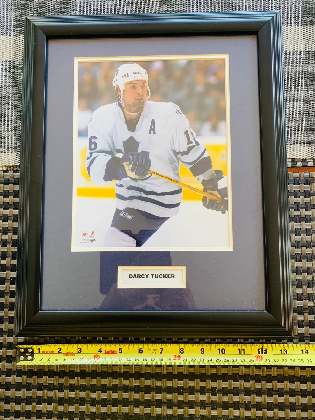 TML Darcy Tucker Hockey Player Framed Photo - photo 4