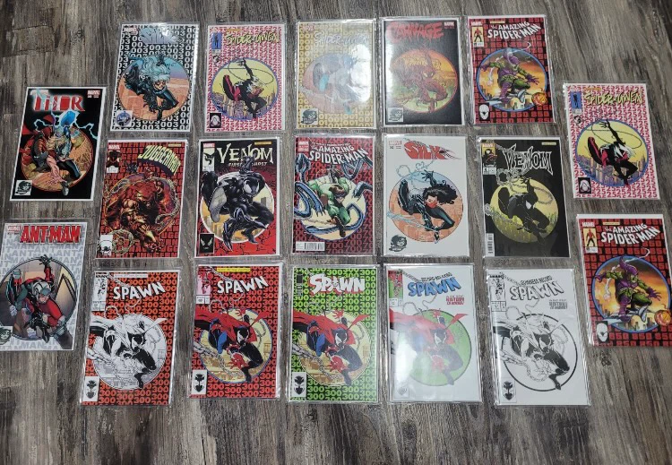 Marvel Comics variant Homage Spiderman #1 cover spawn