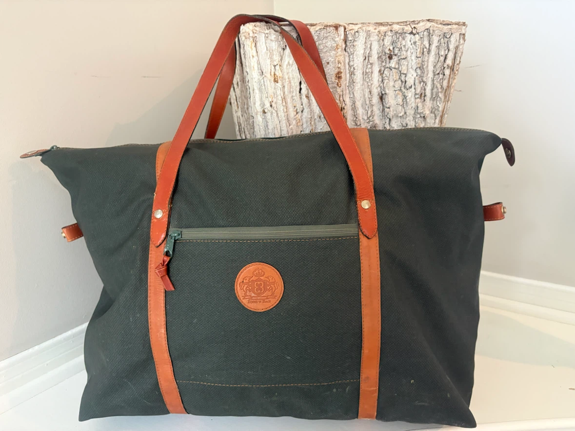 Duffel Bag with Leather Straps - photo 2