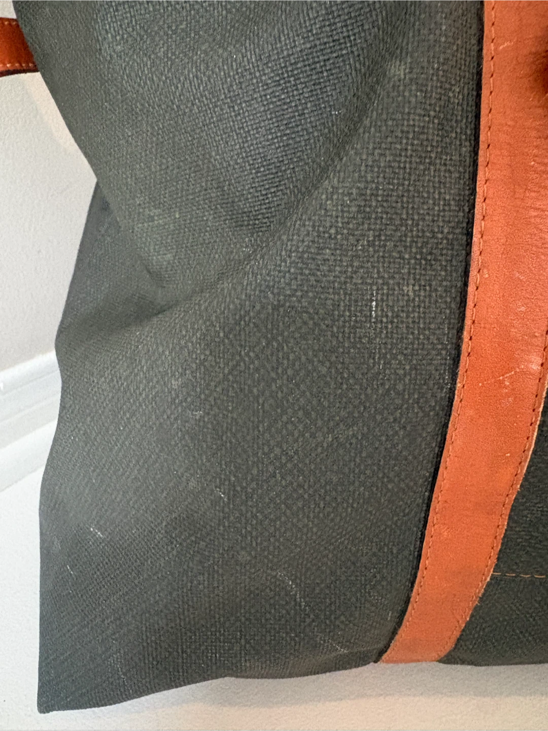 Duffel Bag with Leather Straps - photo 4