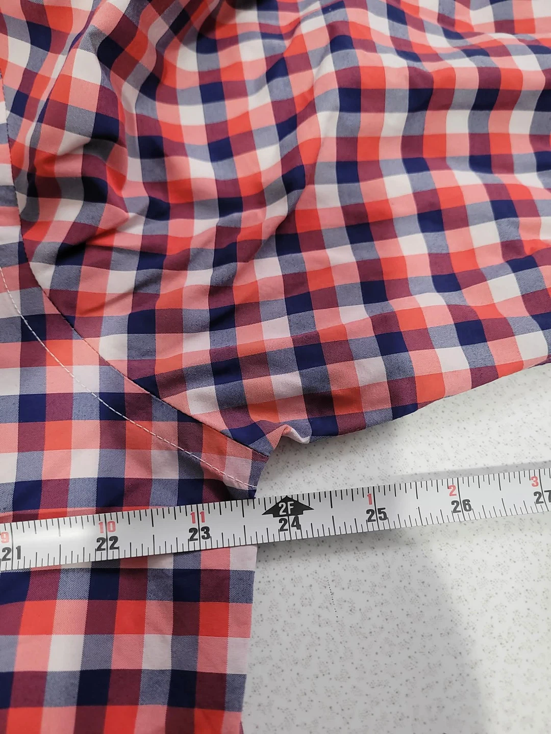 Vineyard Vines Men's Slim Fit Tucker Shirt XL Red/Blue Plaid - photo 5