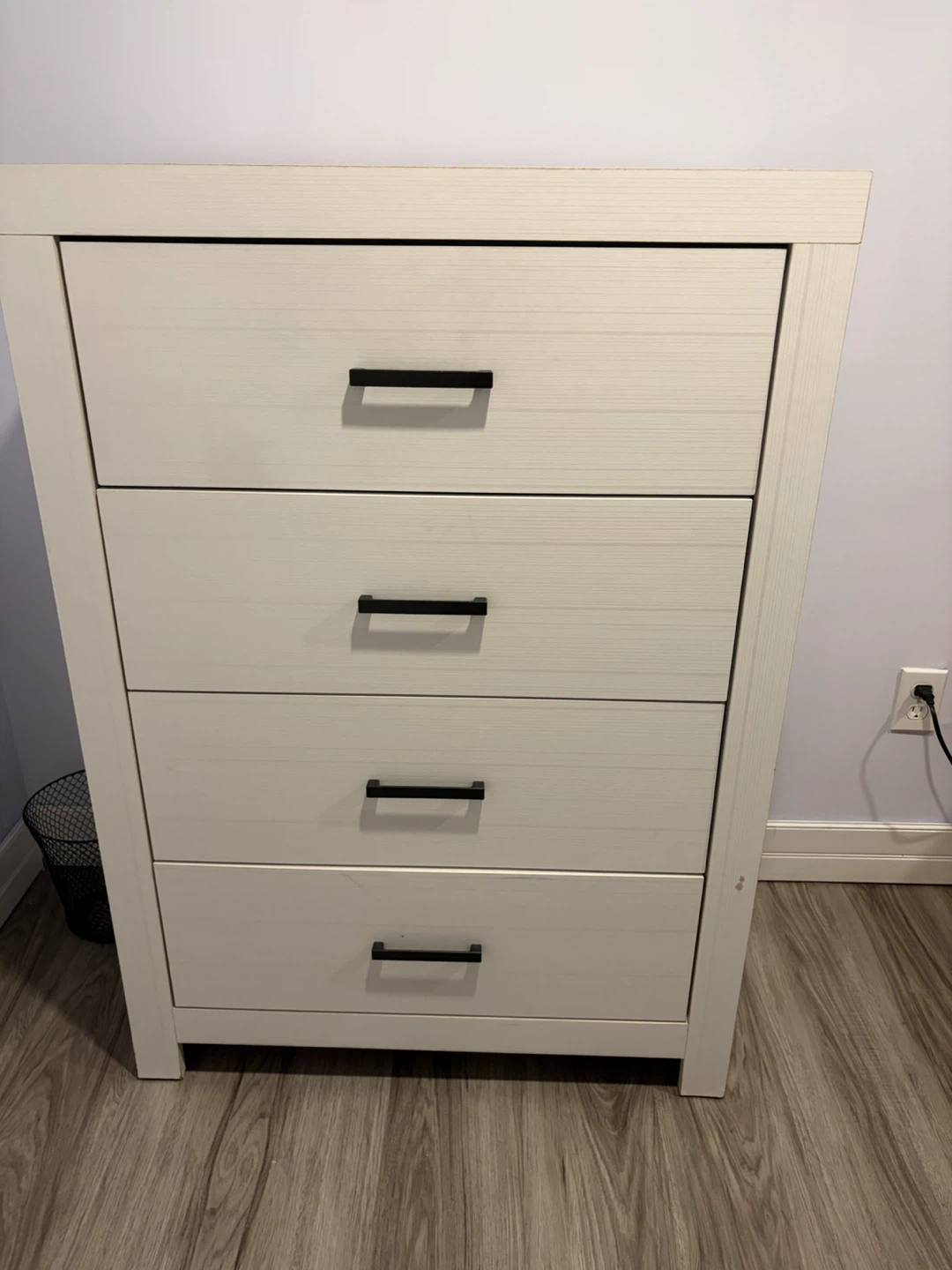 White 6-Drawer Dresser - photo 2