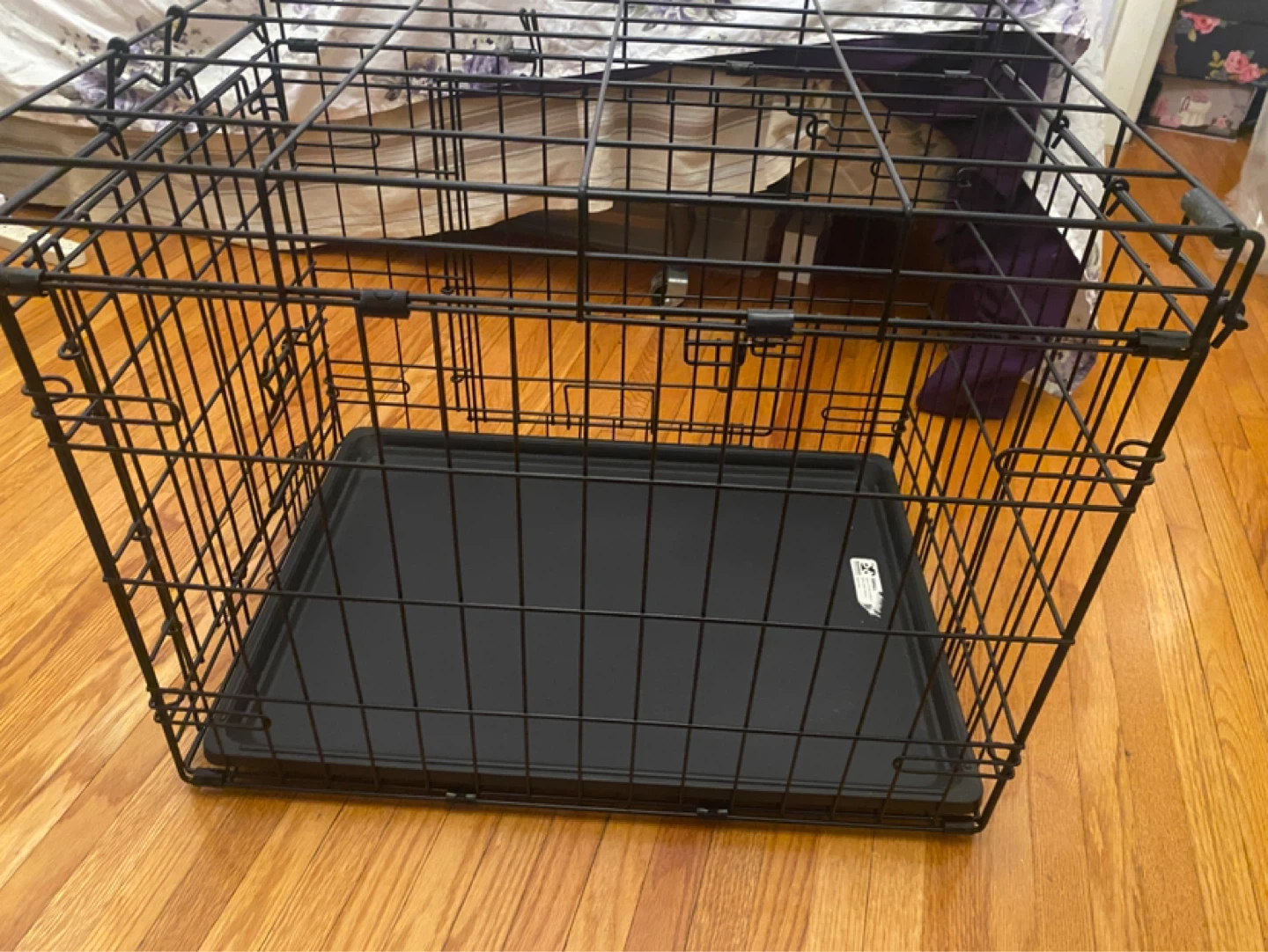Wire Dog Crate with Tray - photo 5