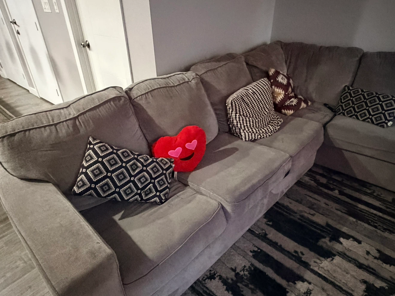 Grey Sectional Sofa - photo 2