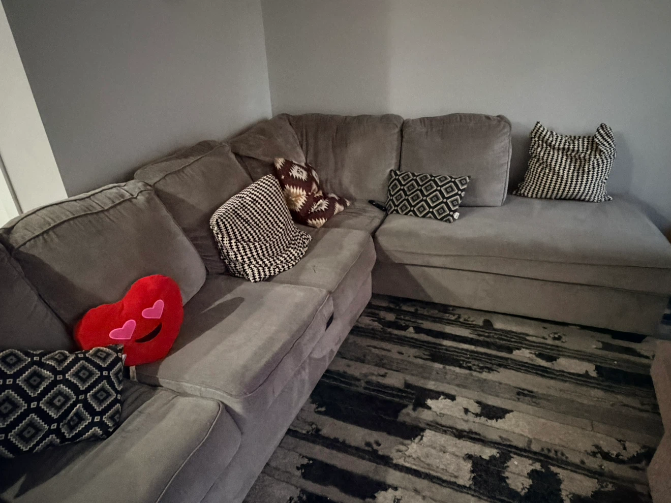 Grey Sectional Sofa - photo 3