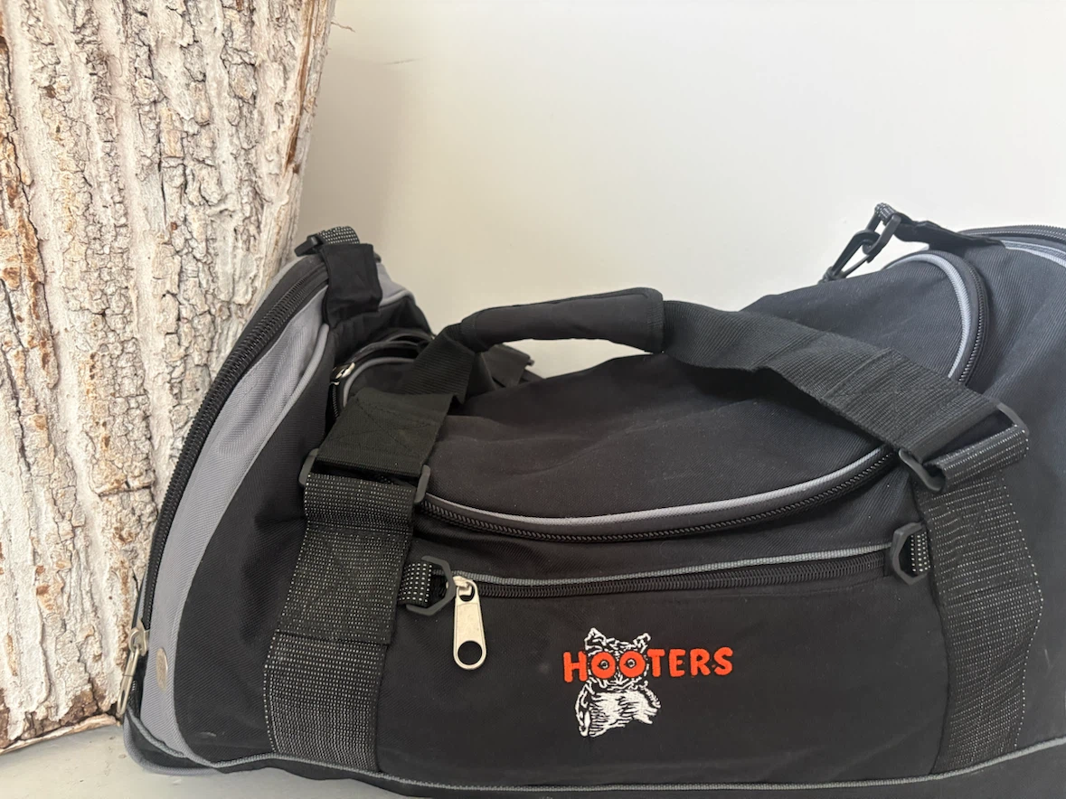 Hooters Black Duffel Bag