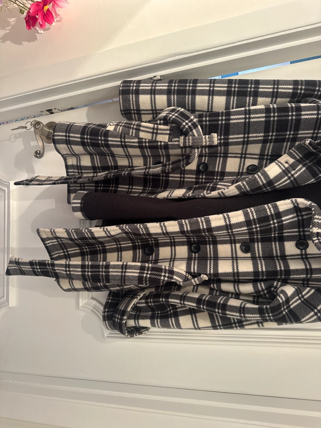 Lady Hathaway Plaid Pea Coat