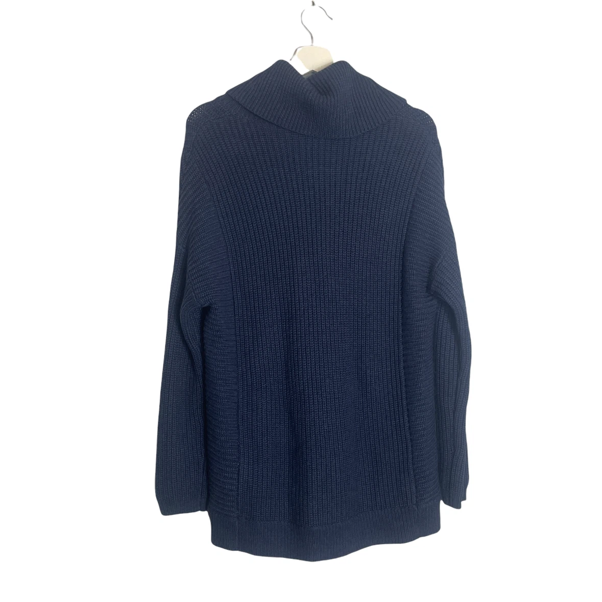 NEW BCBGMaxAzria Sandrah Navy Cowl Neck Knit Sweater Size XS/S - photo 3