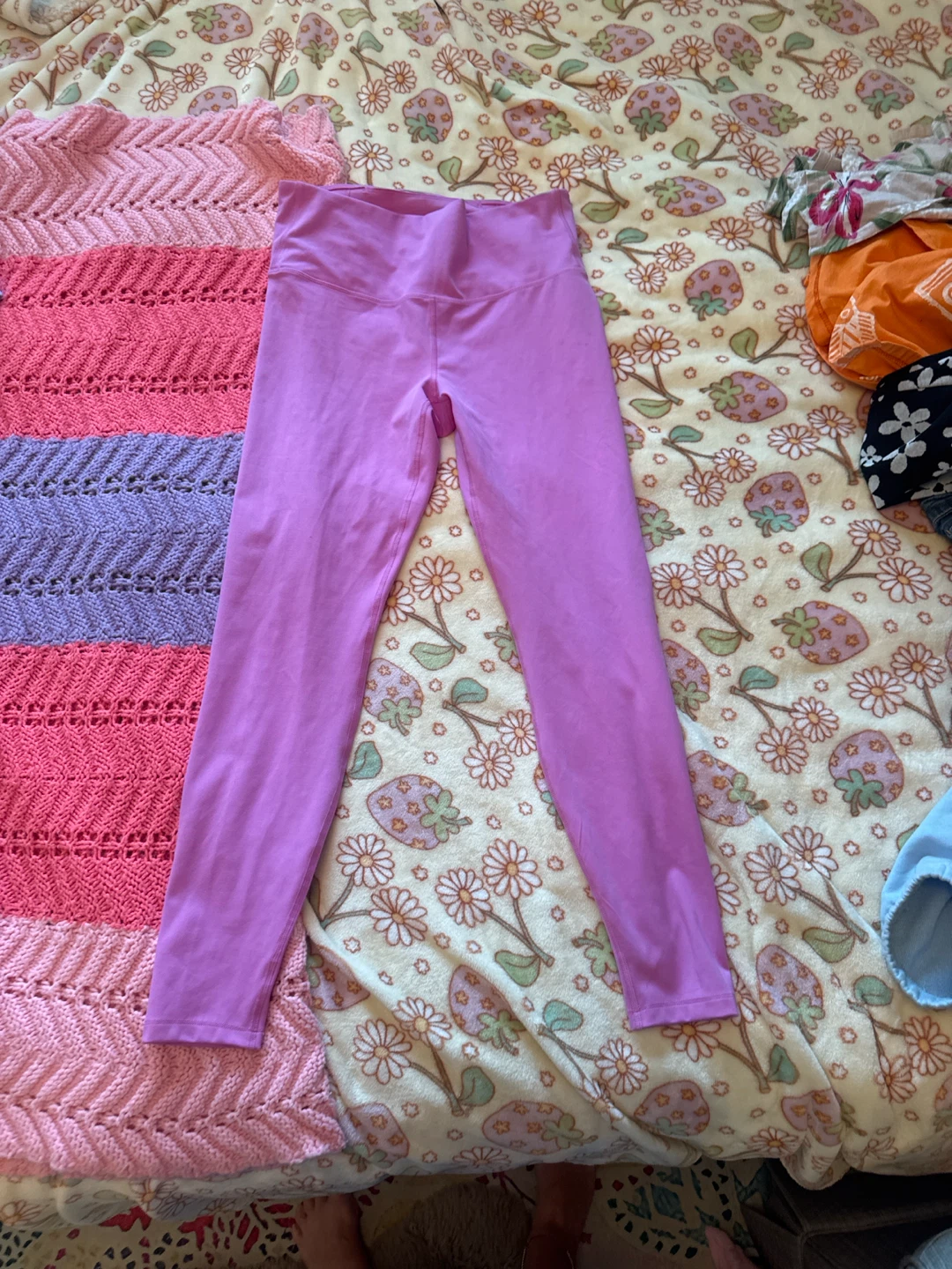 All in Motion Pink Leggings Size L
