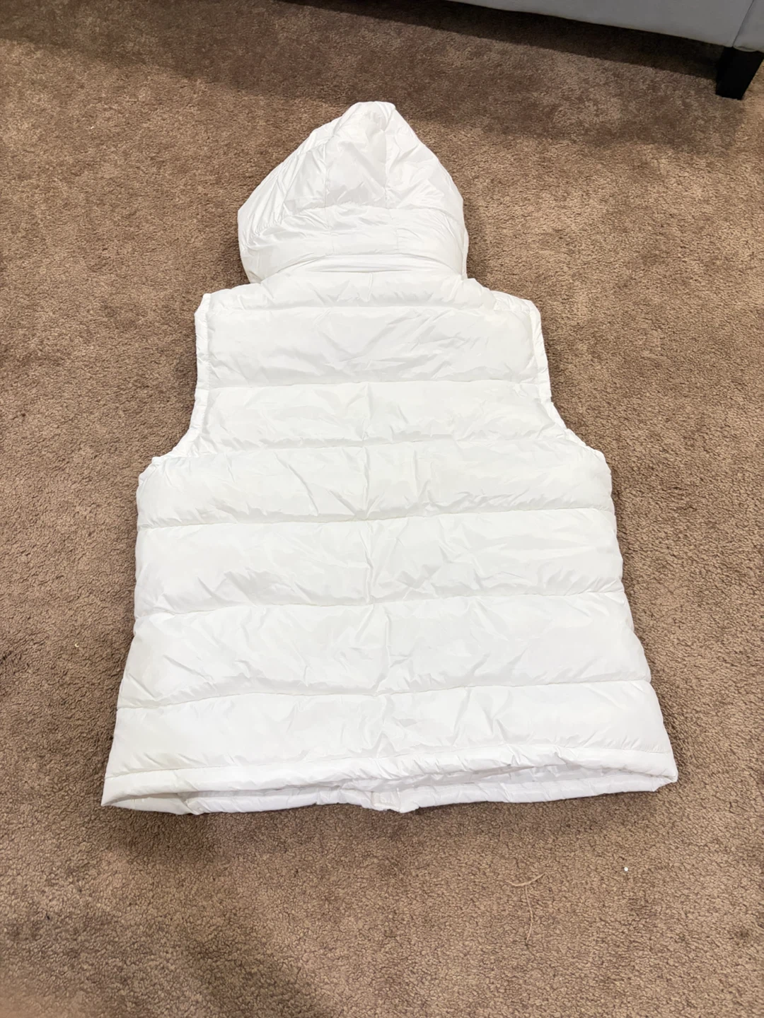 Moncler White Hooded Puffer Vest - photo 3