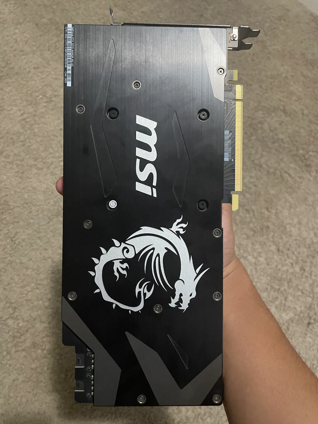MSI GeForce RTX Graphics Card 2070 8gig - photo 3
