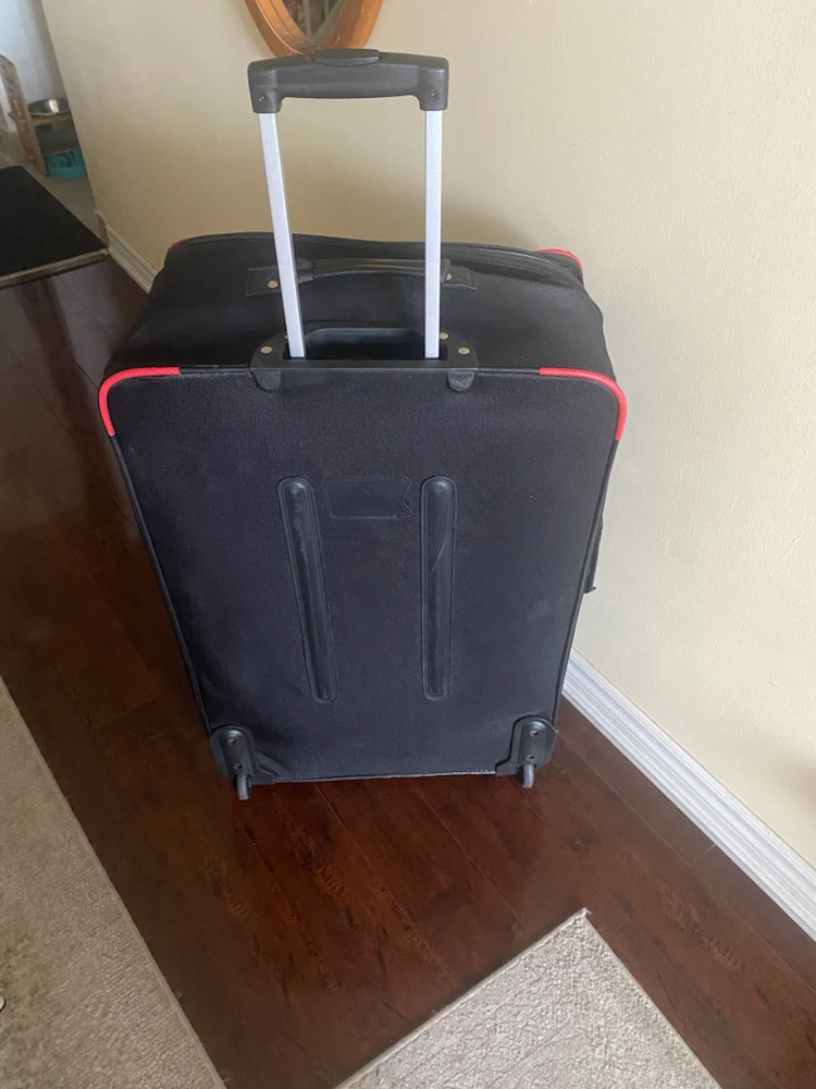 Jetstream Black Rolling Large Suitcase h:31-w:19-d:10 inches - photo 2