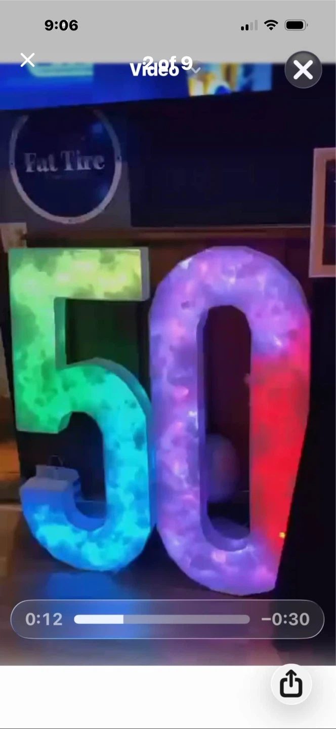 EUC 4 Ft Colour Change 50