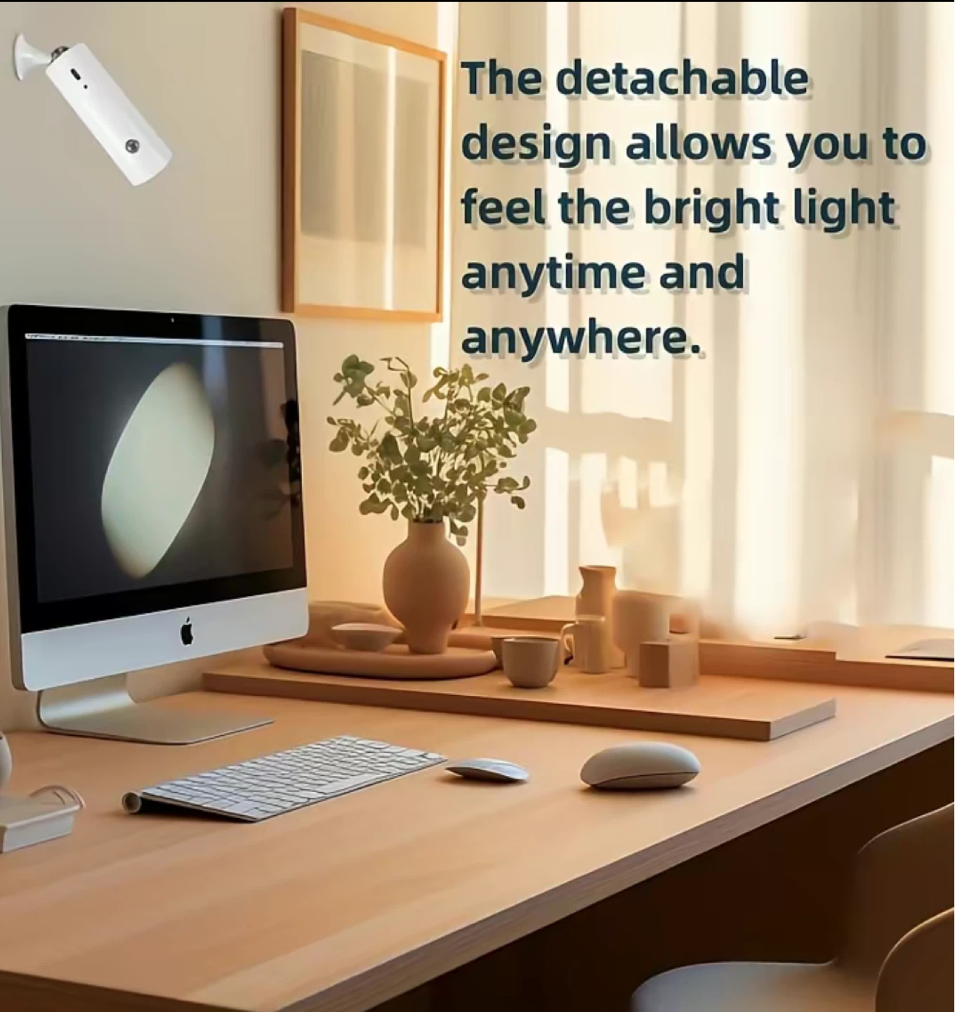 White LED Desk Lamp with Adjustable Angle - photo 4