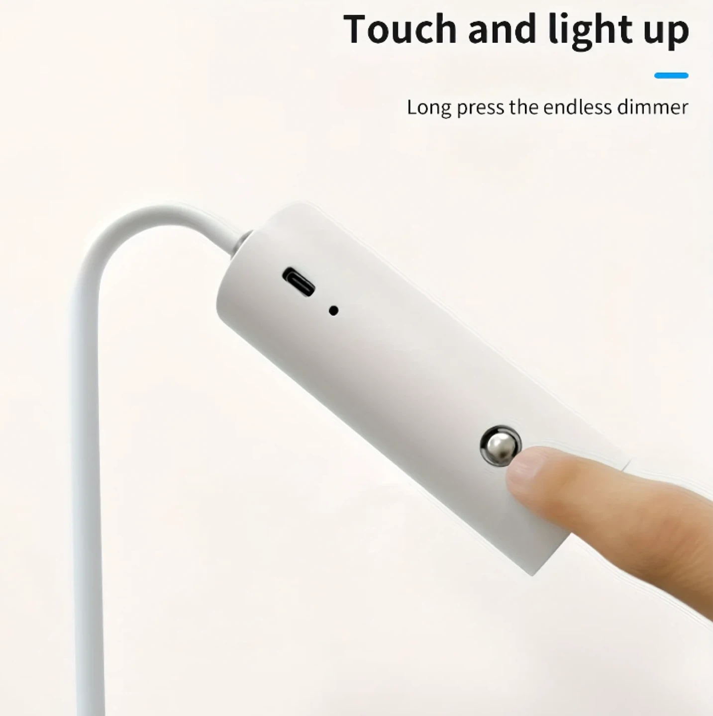 White LED Desk Lamp with Adjustable Angle - photo 5