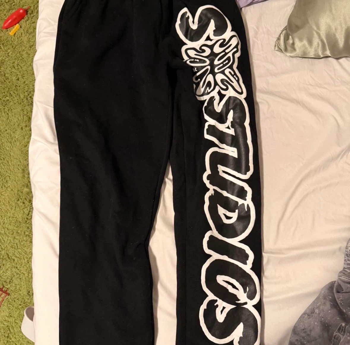 SB Studios Stain Bandz Black Sweatpants - Size M