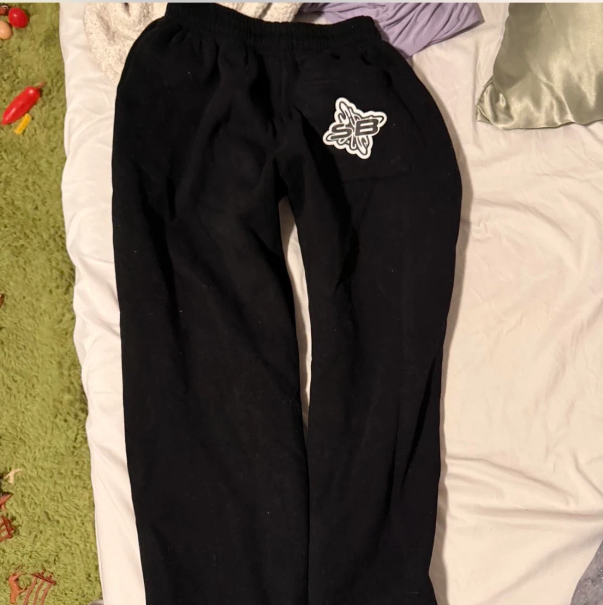 SB Studios Stain Bandz Black Sweatpants - Size M - photo 2