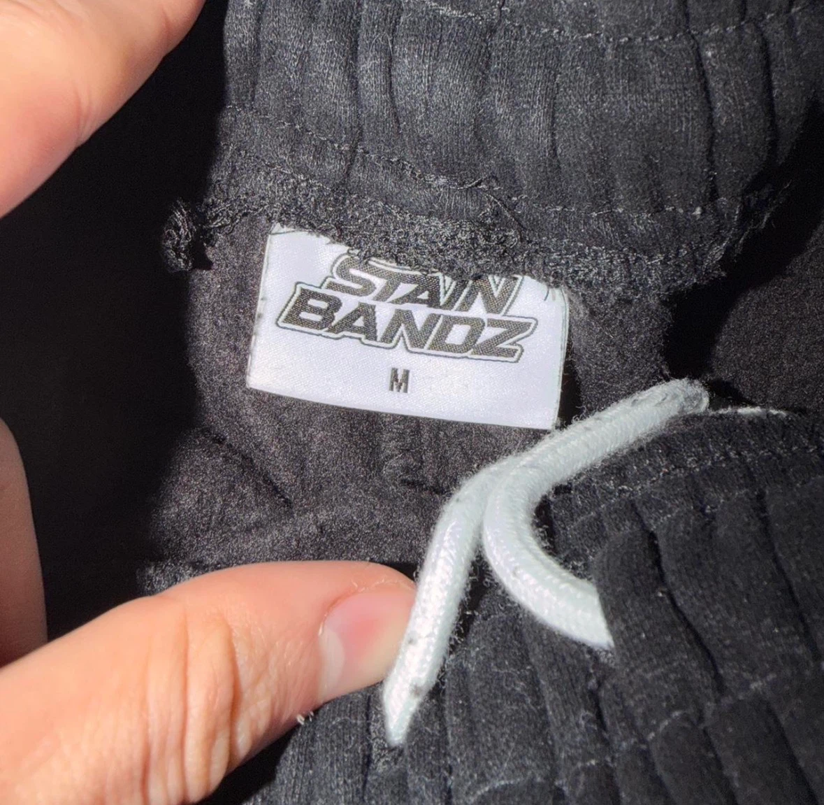 SB Studios Stain Bandz Black Sweatpants - Size M - photo 3