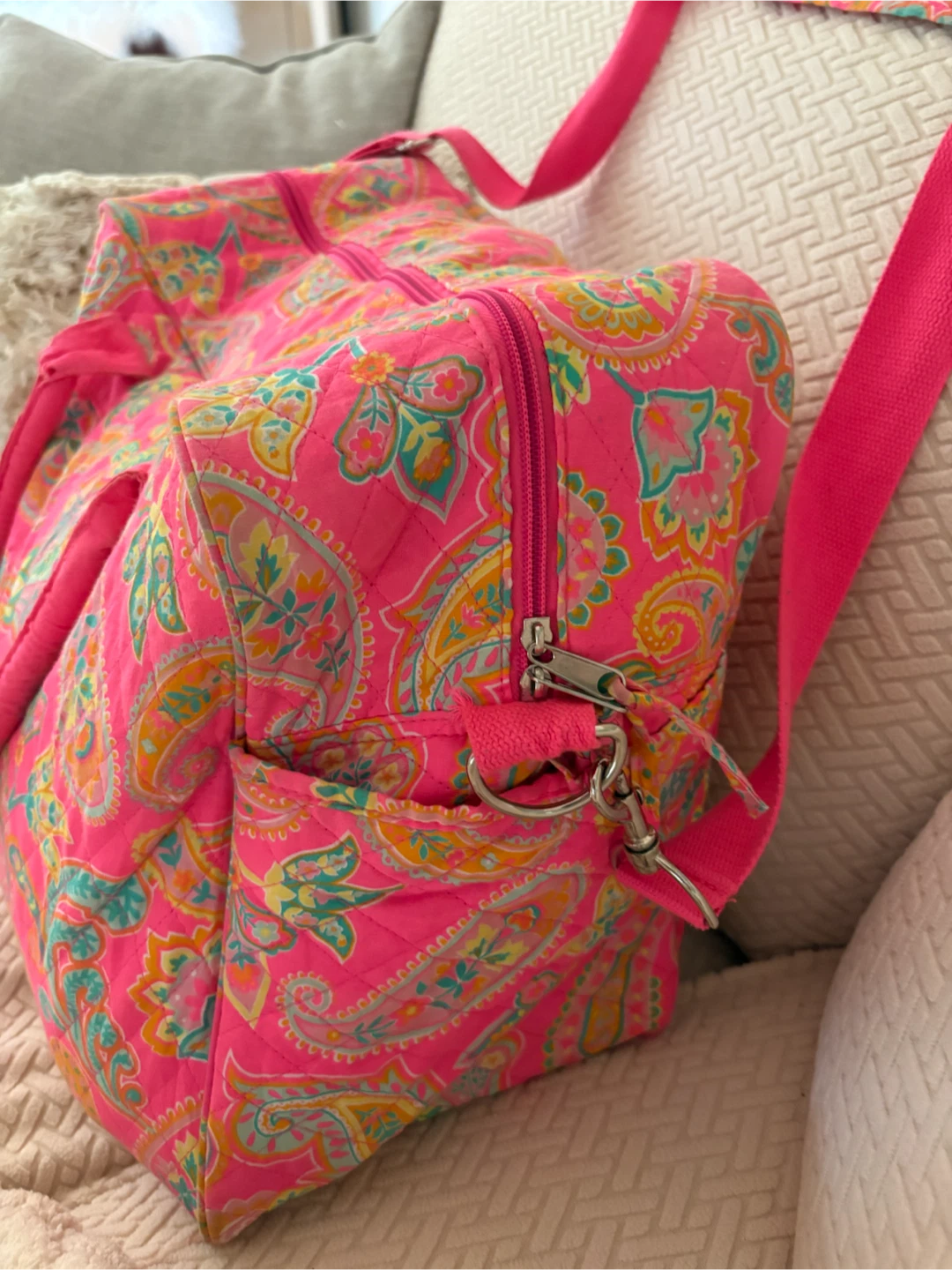 Pink Paisley Duffle Bag - photo 2