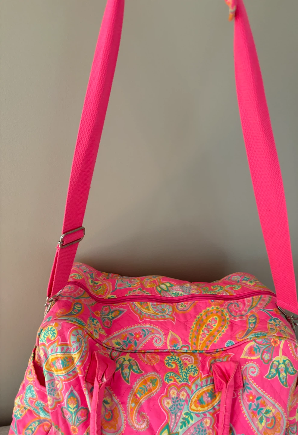 Pink Paisley Duffle Bag - photo 4