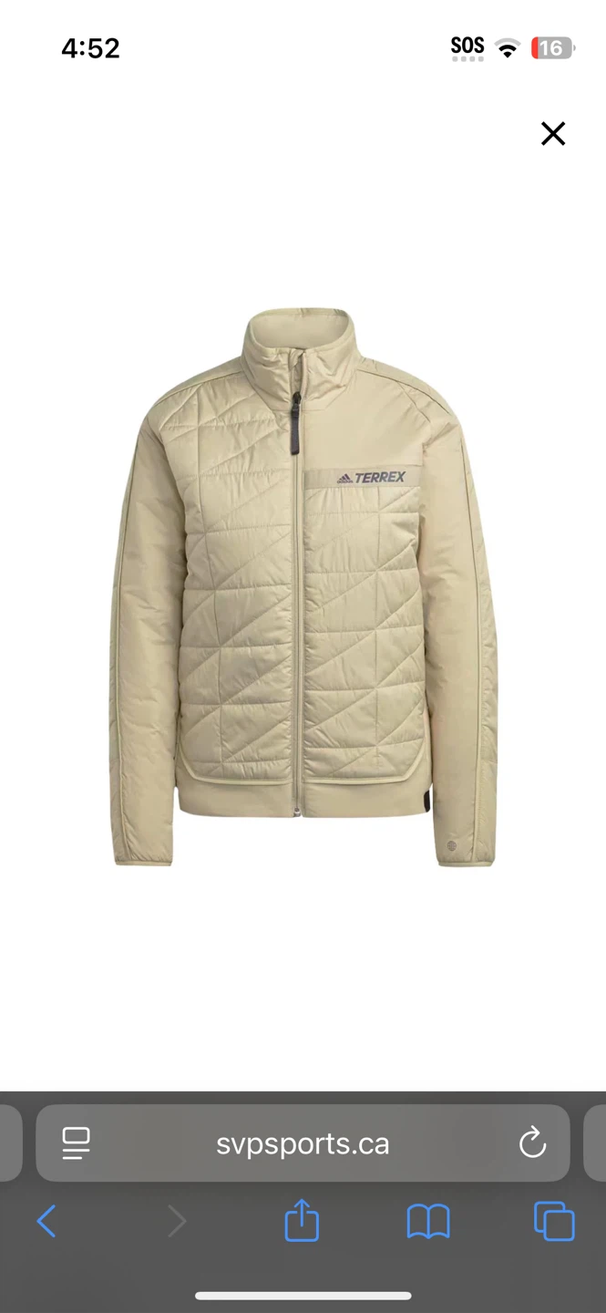 Adidas Terrex Women’s Coat Size S