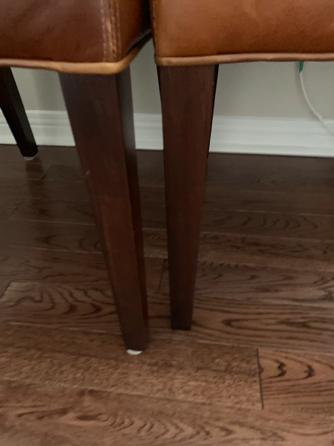 Brown leather chairs 4 - photo 3