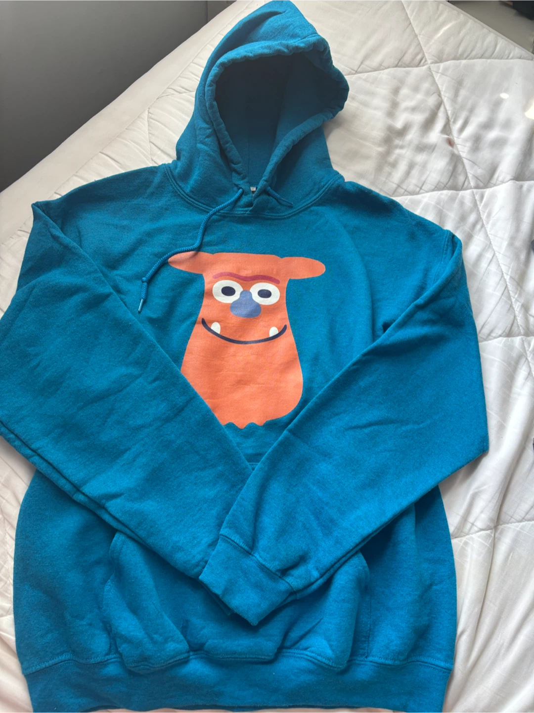 Blue Gildan Monster Hoodie