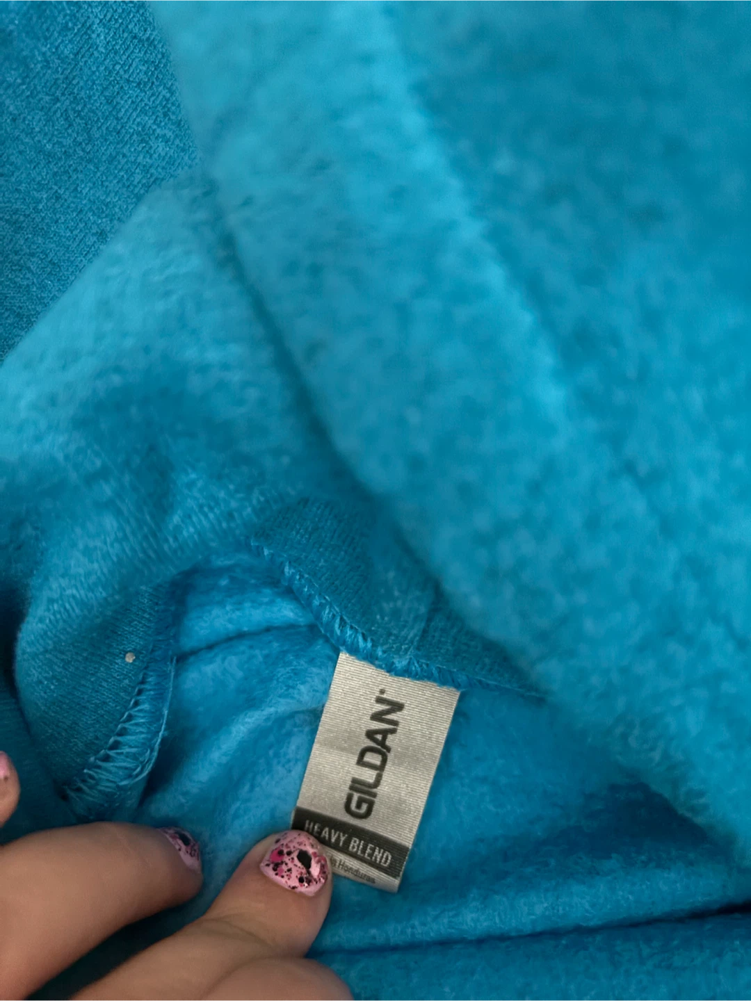 Blue Gildan Monster Hoodie - photo 2