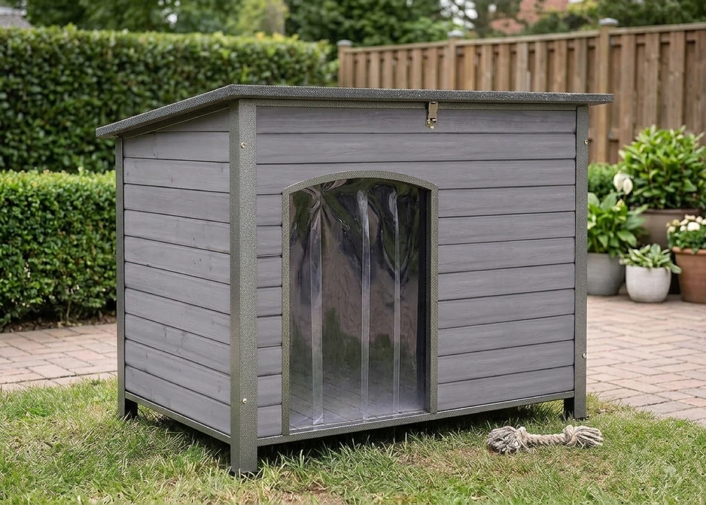 GUTINNEEN Dog House with Metal Frame - photo 3