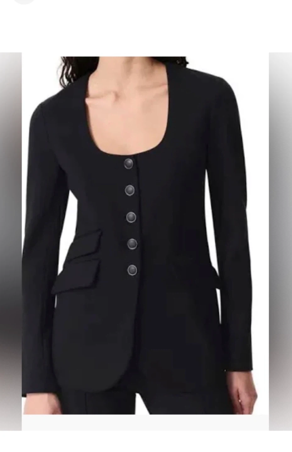 Rag & Bone Black Jacket Size 4 - photo 2