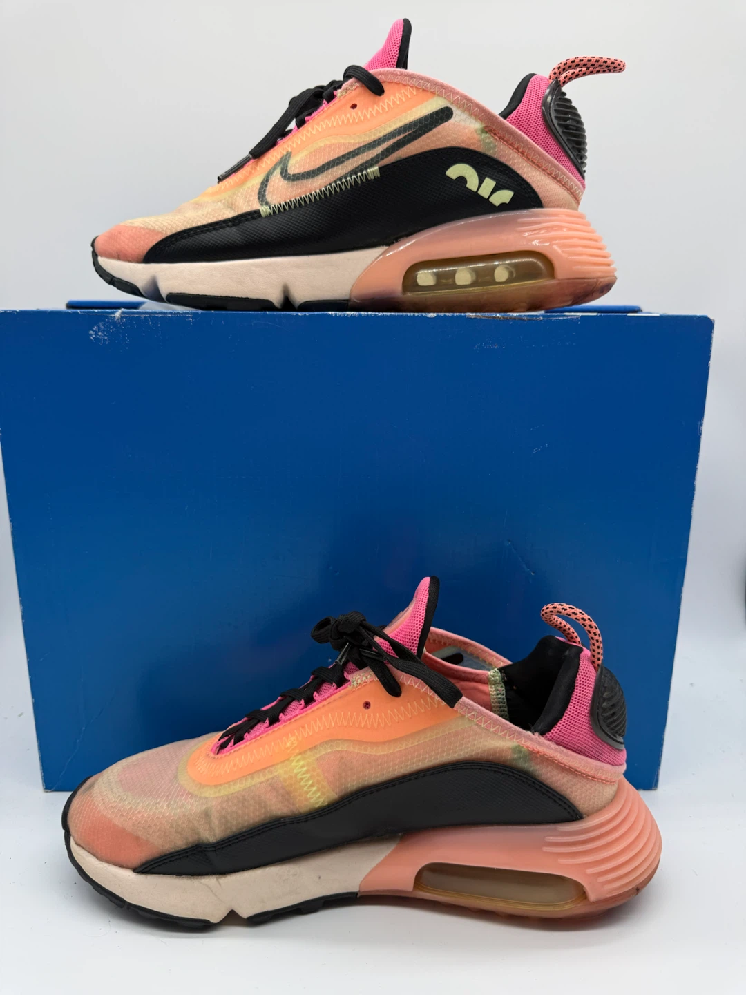Nike Air Max 90 2090 Neon Highlighter Women's Sneakers Sz US 6,5