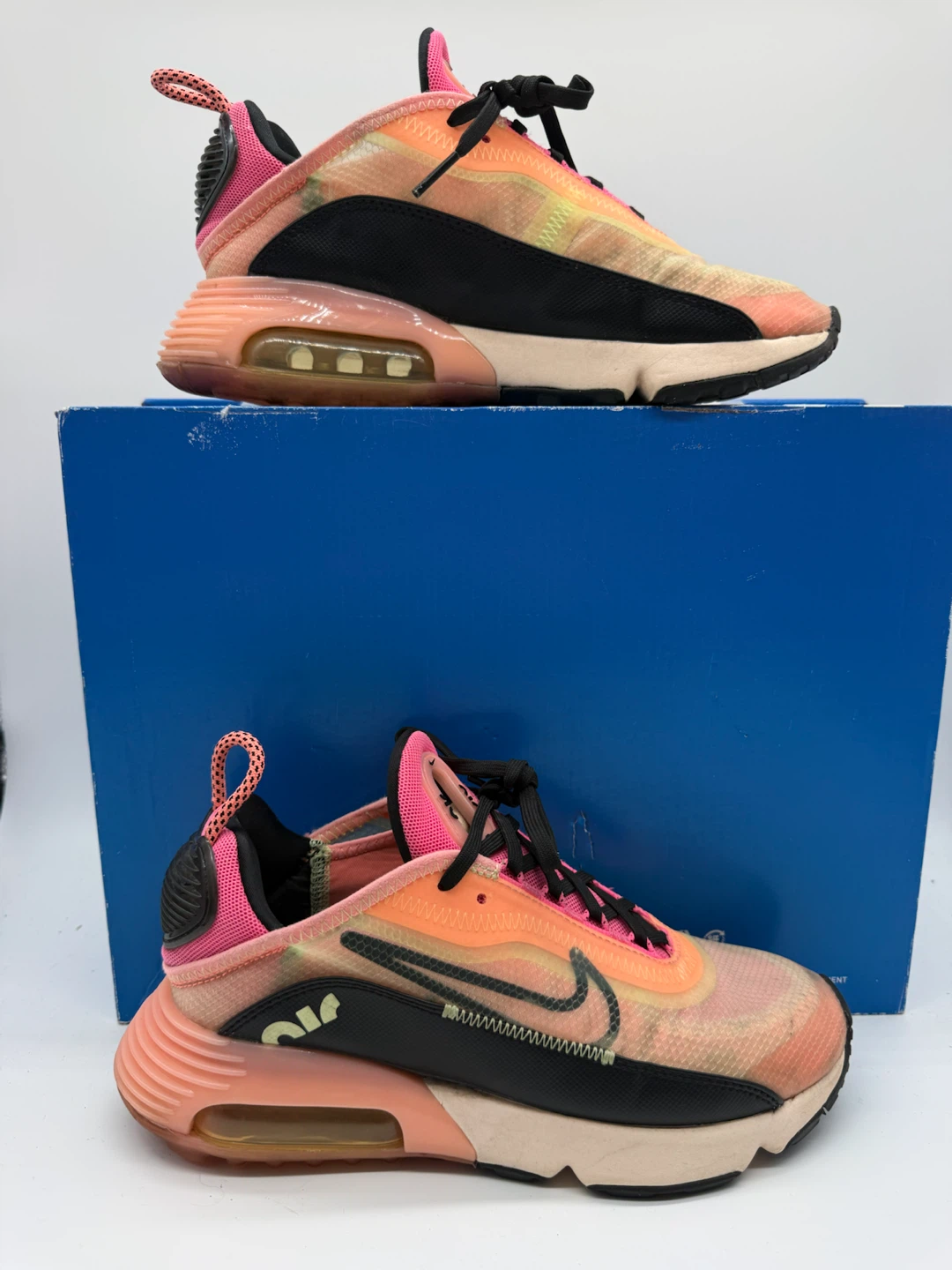 Nike Air Max 90 2090 Neon Highlighter Women's Sneakers Sz US 6,5 - photo 2
