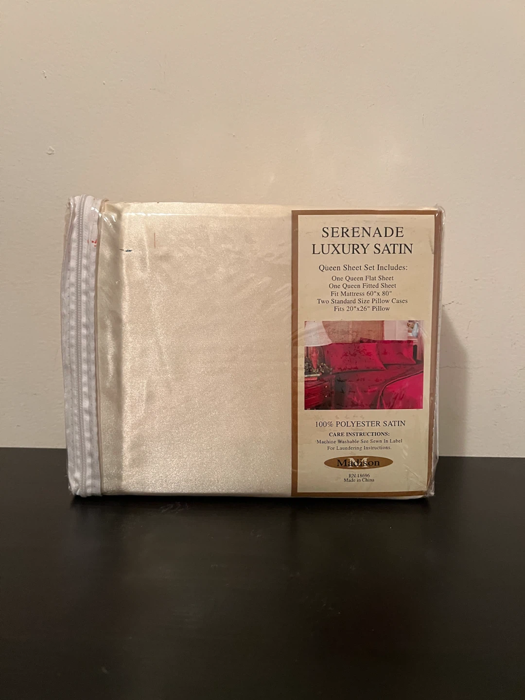 Serenade Luxury Satin Queen Sheet Set - photo 2