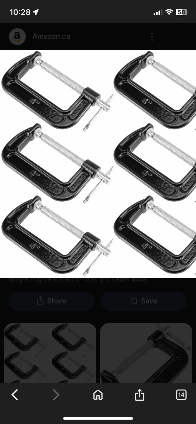 Set of 6C-Clamps - photo 2