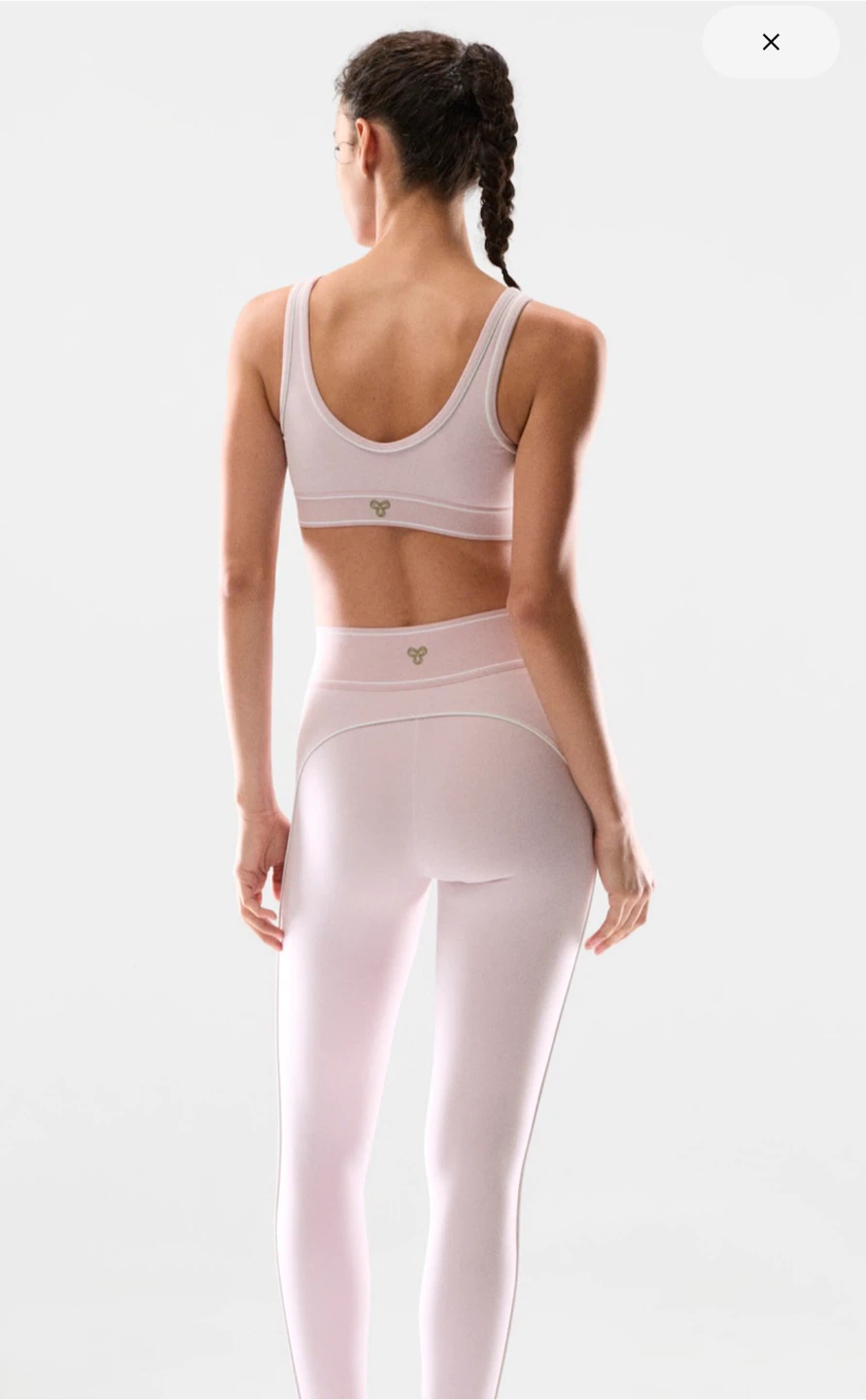 Aritzia Golden Dusty Pink set, Bra and Leggings - photo 2