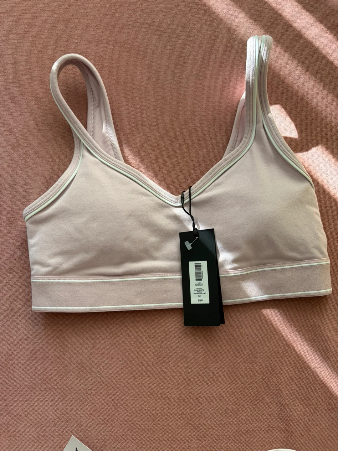 Aritzia Golden Dusty Pink set, Bra and Leggings - photo 3