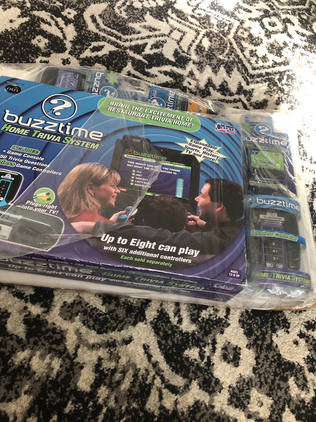 Buzztime Home Trivia System with Controllers and Cartridges