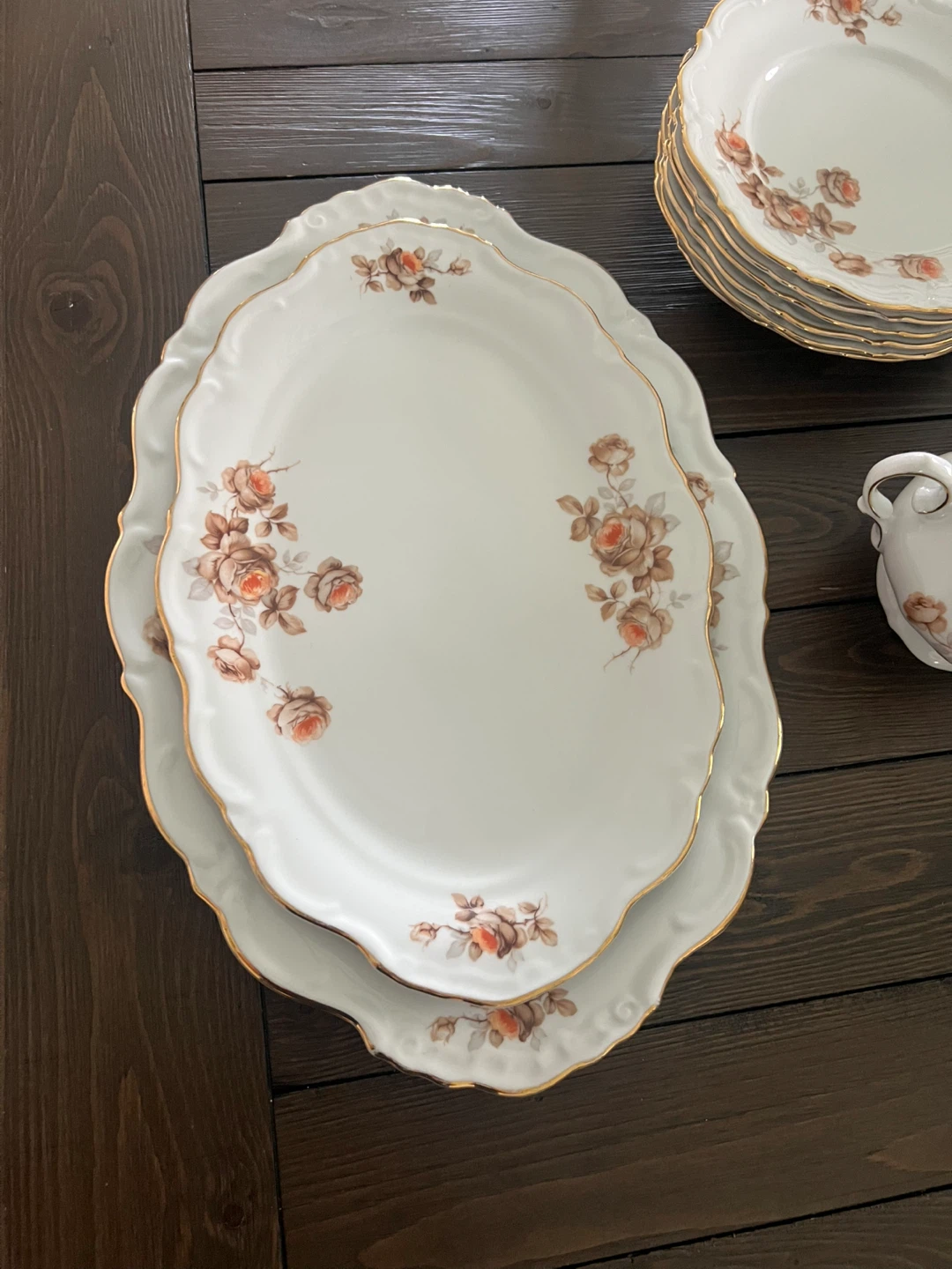 Winterling Bavaria Brown Rose China Set - photo 5