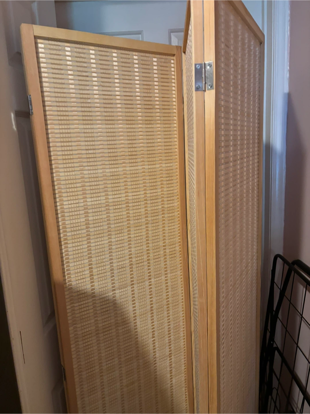 Bamboo Folding Room Divider Screen - photo 3
