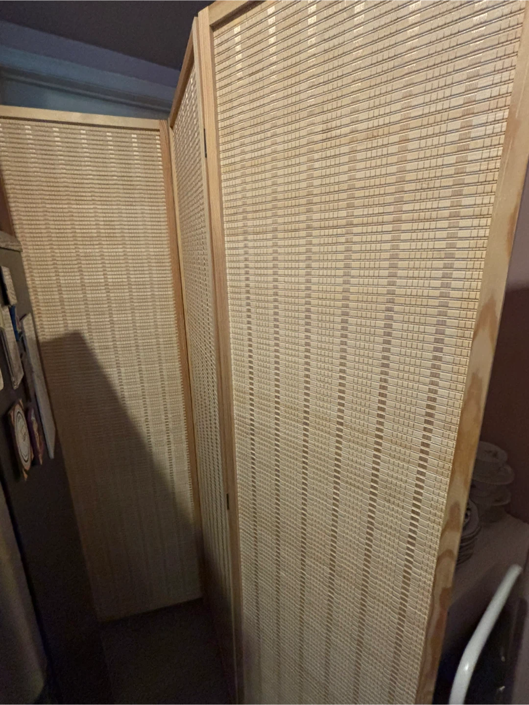 Bamboo Folding Room Divider Screen - photo 4