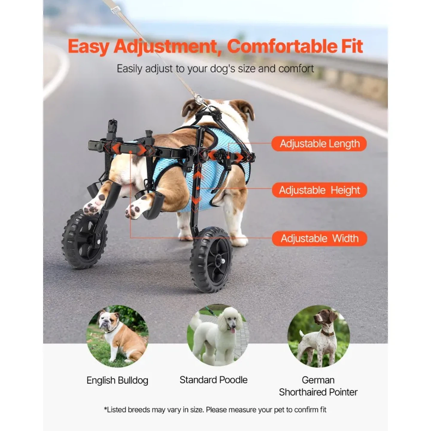 VEVOR Dog Wheelchair for Back Legs BNIB - photo 5