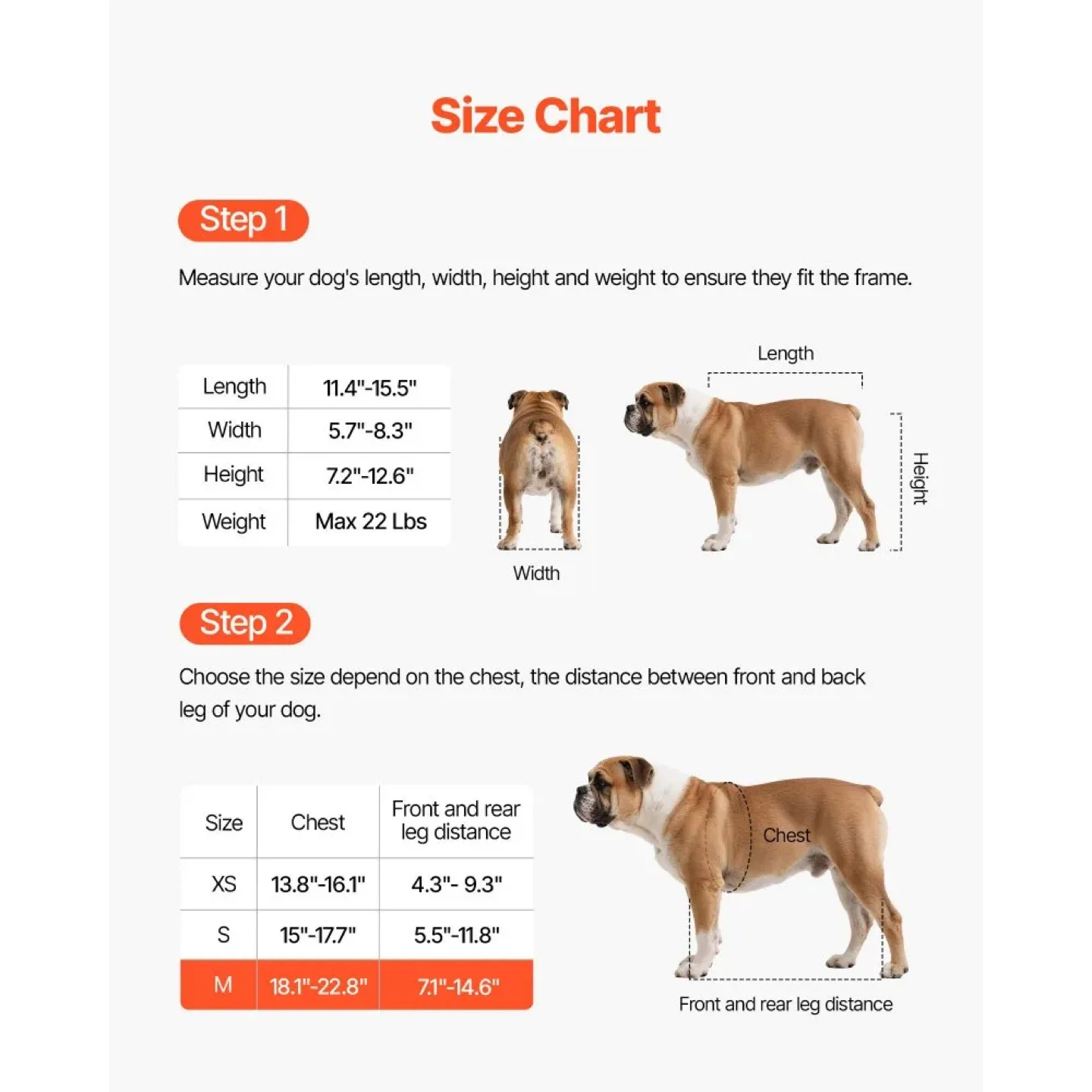 VEVOR Dog Wheelchair for Back Legs BNIB - photo 3