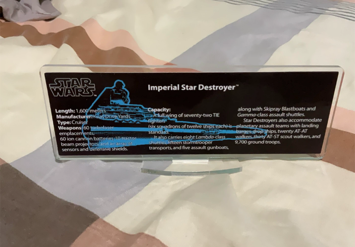Star Wars Imperial Star Destroyer Model Display