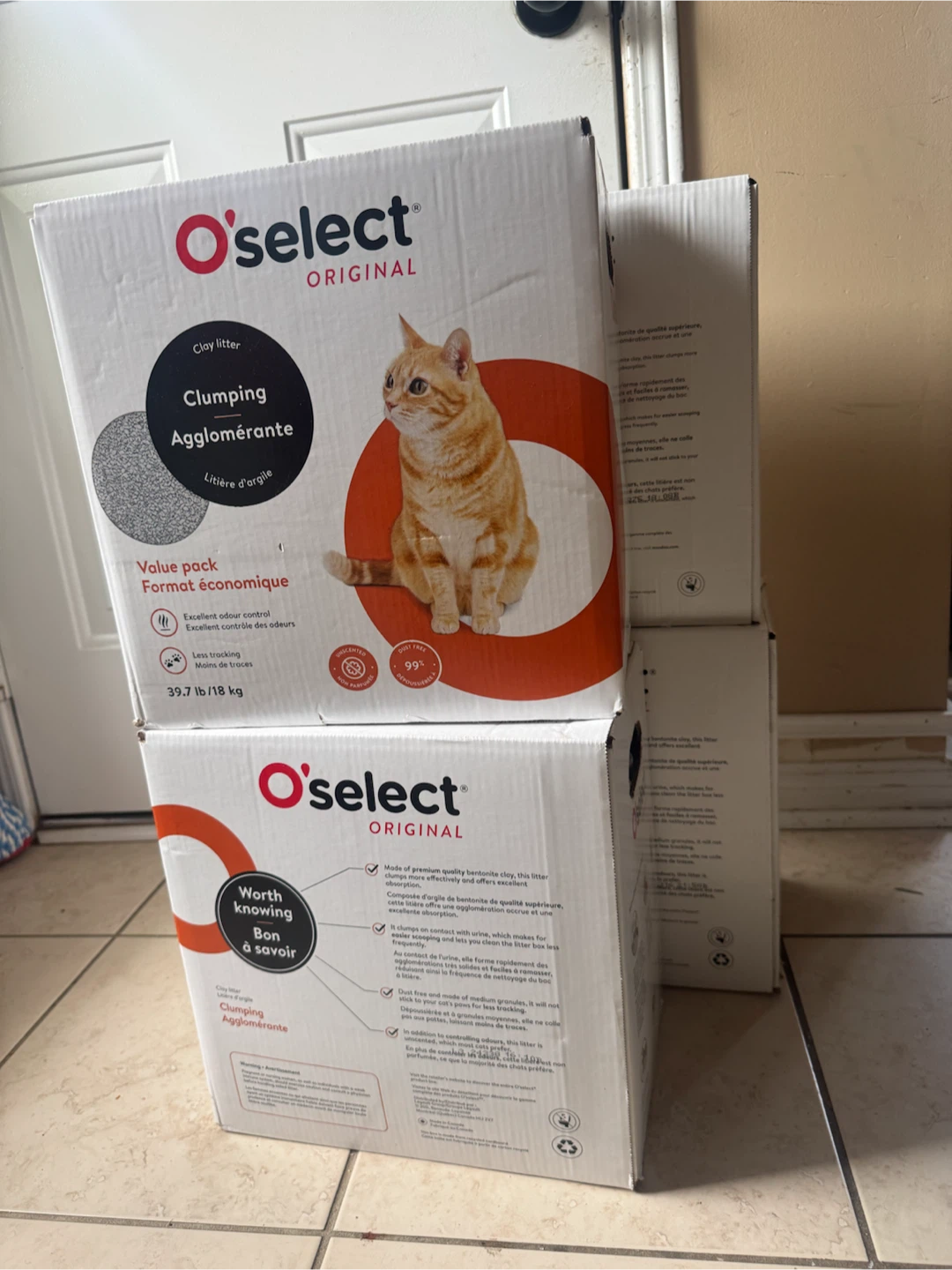O'select Original Clumping Clay Litter - 39.7 lb
