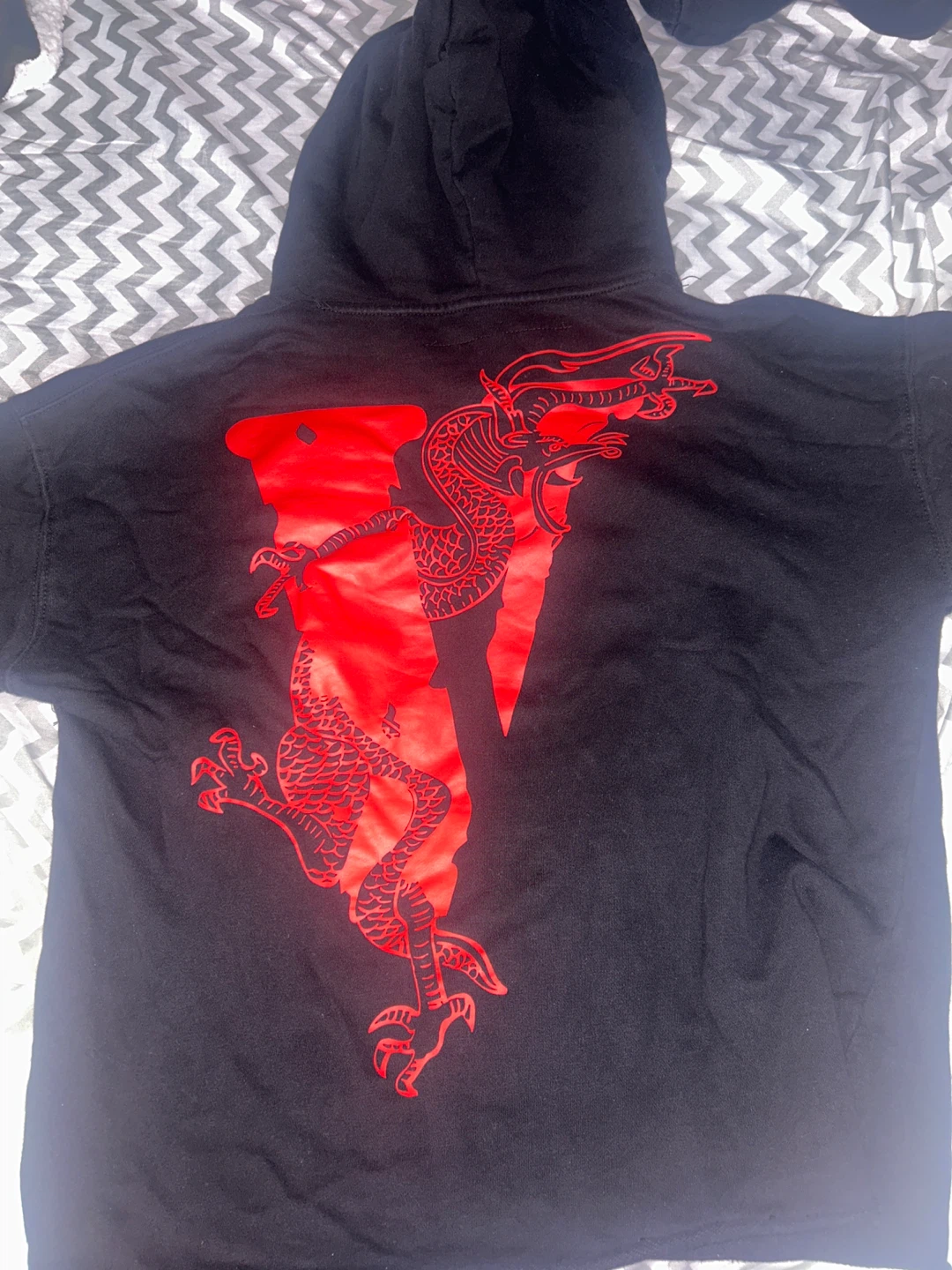 VLONE X CLOT DRAGON STAPLE HOODIE BLACK MEDIUM - photo 2